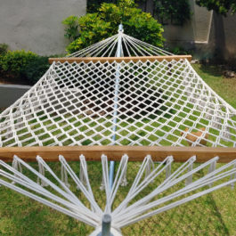 Macrame With Wood Hammock